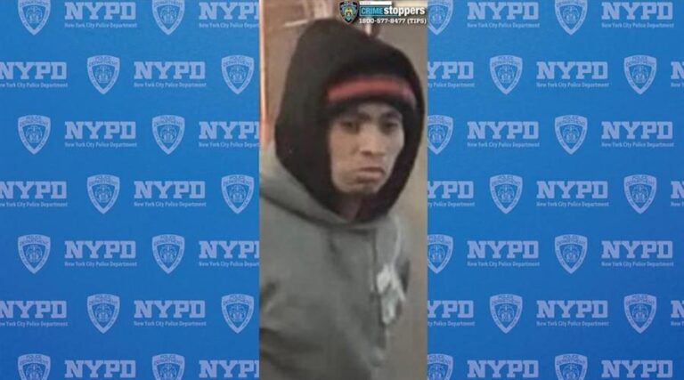 Fotografía difundida por New York Police Department del presunto atacante de una mujer el domingo, en Nueva York (Estados Unidos). EFE/ New York Police Department