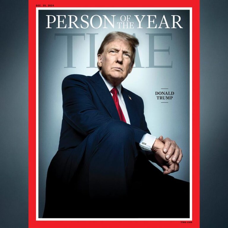 Donald Trump “Persona del Año 2024” Donald Trump “Persona del Año 2024”