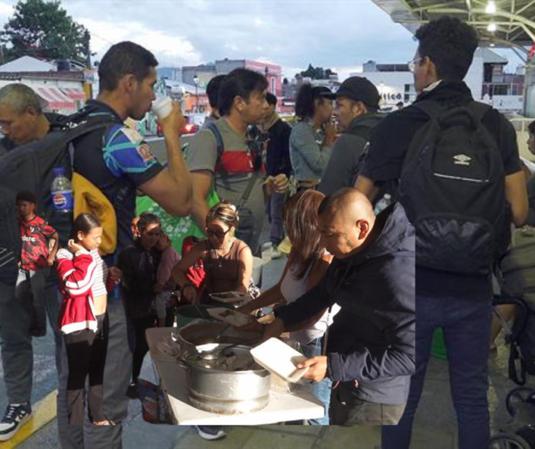 ‘Comamos todos’pueblos indígenas de México auxilian a migrantes en la frontera sur