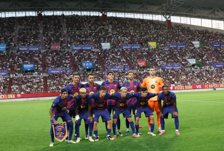 El Barça realiza un entrenamiento de recuperación en Japón.