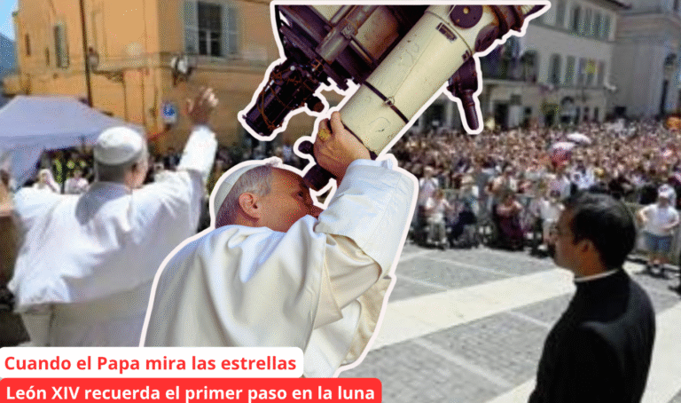 El Papa y la Luna, León XIV visita el Observatorio Vaticano a 56 años del primer alunizaje