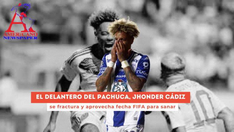 El delantero del Pachuca, Jhonder Cádiz, se fractura y aprovecha fecha FIFA para sanar