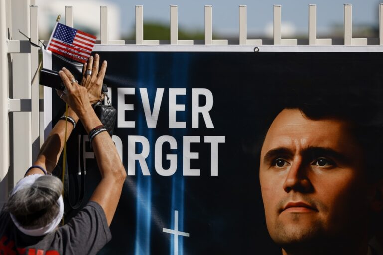 El funeral de Charlie Kirk en Arizona