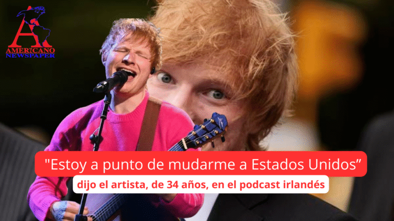La estrella británico Ed Sheeran vivirá en Estados Unidos