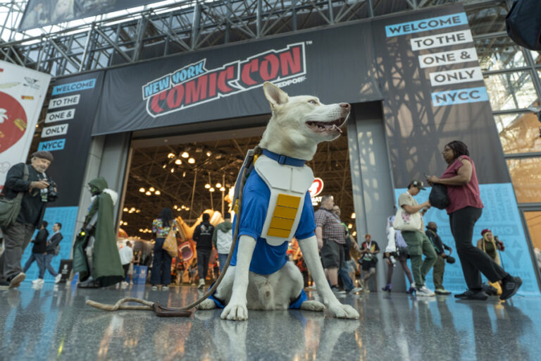 Superhéroes y villanos de todos los universos se reúnen en la Comic Con de Nueva York Superhéroes y villanos de todos los universos se reúnen en la Comic Con de Nueva York