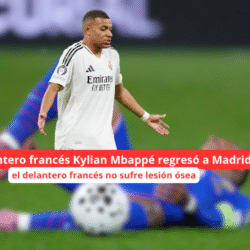 Kylian Mbappé regresa al Madrid sin lesión