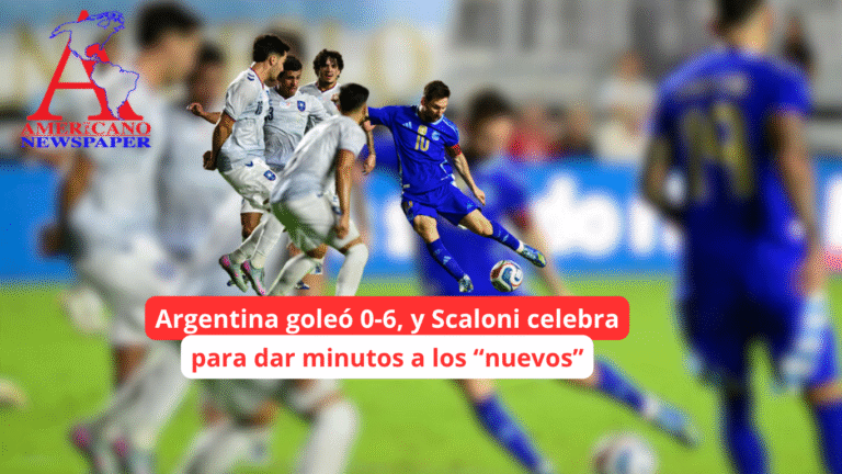 Misión cumplida: Argentina goleó 0-6, y Scaloni celebra la oportunidad para los debutantes