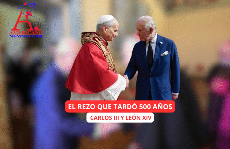 El Rey de Inglaterra y el Papa católico rezan juntos por primera vez en casi cinco siglos El Rey de Inglaterra y el Papa católico rezan juntos por primera vez en casi cinco siglos