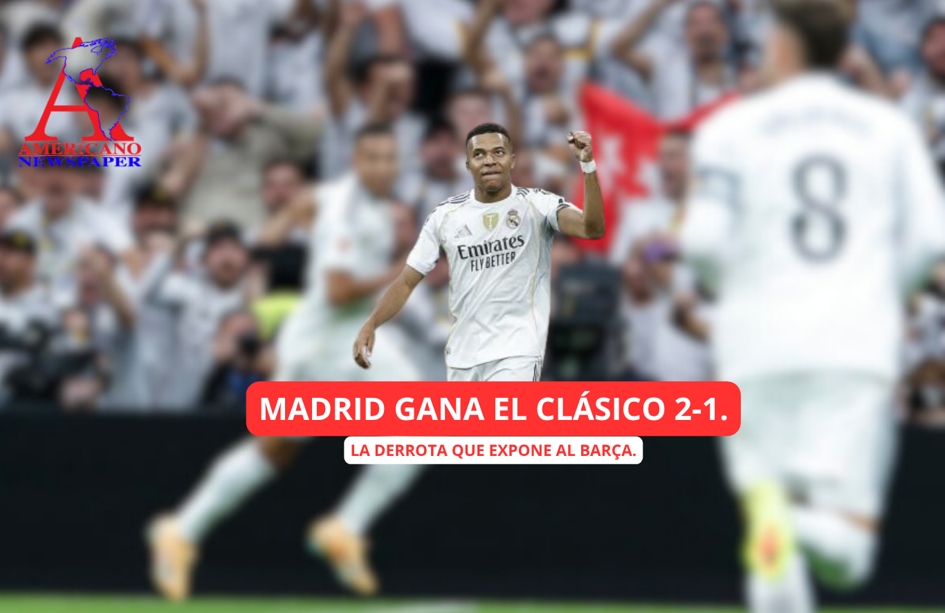 Real Madrid gana el Clásico al Barcelona FC con goles de Mbappé y ...