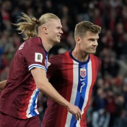 5-0. Triplete de Haaland; Sorloth asiste y Noruega hace pleno