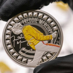 Lanzan una moneda conmemorativa de Freddie Mercury
