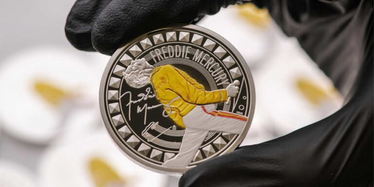 Lanzan una moneda conmemorativa de Freddie Mercury