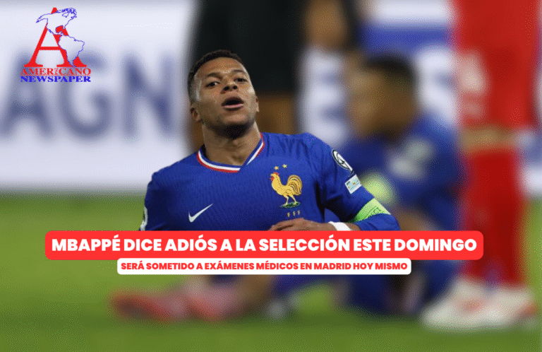 Mbappé no jugará con Francia el domingo por su tobillo