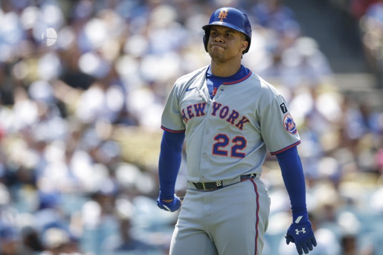 Fotografía de archivo de Juan Soto con los Mets de Nueva York. EFE/CAROLINE BREHMAN