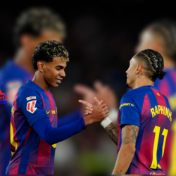 ¡Superlíder! doblete de Raphinha (2-0) sella siete victorias al hilo y el Barça se escapa a 7 puntos del Real Madrid