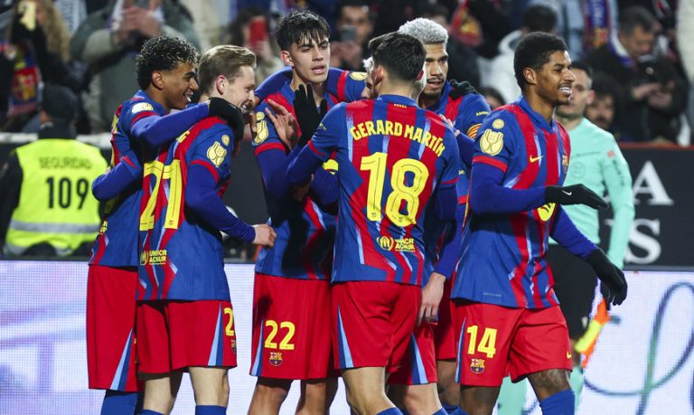1-2. El Barça, a semifinales con susto final