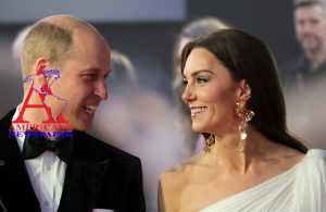 Los Príncipes de Gales iluminan la alfombra roja británica