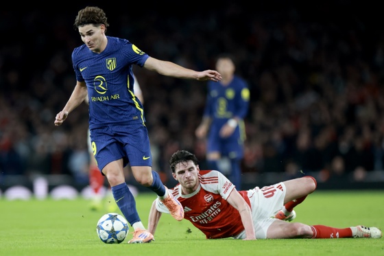 Atlético de Madrid y Arsenal en la Liga de Campeones