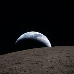 Imágenes capturadas por Artemis II en la cara oculta de la Luna