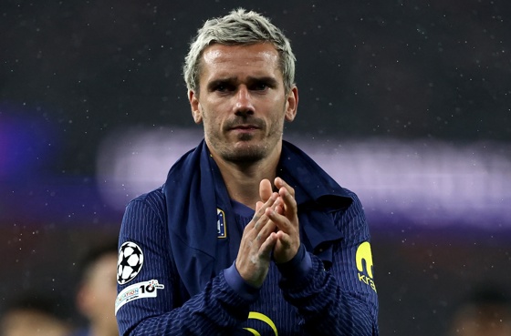 Griezmann, tras la derrota con el Arsenal. EFE/EPA/NEIL HALL