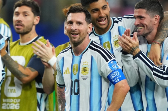 Messi con doblete para Argentina. Messi con doblete para Argentina.