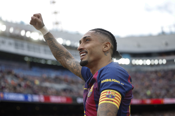 Raphinha primer capitán del Barcelona.