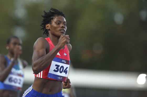 Fotografía del pasado 4 de agosto, en la que puede verse a la dominicana Marileidy Paulino, durante los Juegos Centroamericanos y del Caribe Santo Domingo 2026. EFE/ Rodrigo Sura