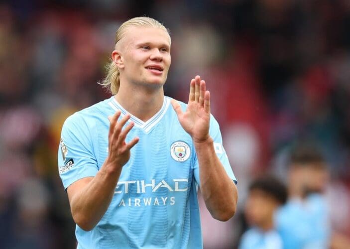 A file picture of Norwegian striker Erling Haaland. EFE/EPA/ASH ALLEN