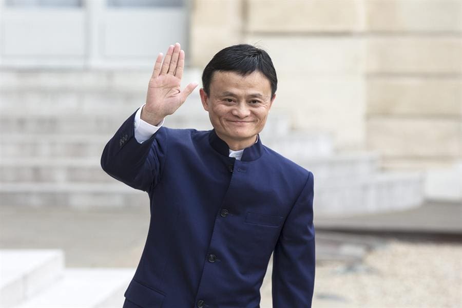 This file photo shows Alibaba Founder Jack Ma in Paris on 18 March, 2015. EFE/ETIENNE LAURENT/FILE