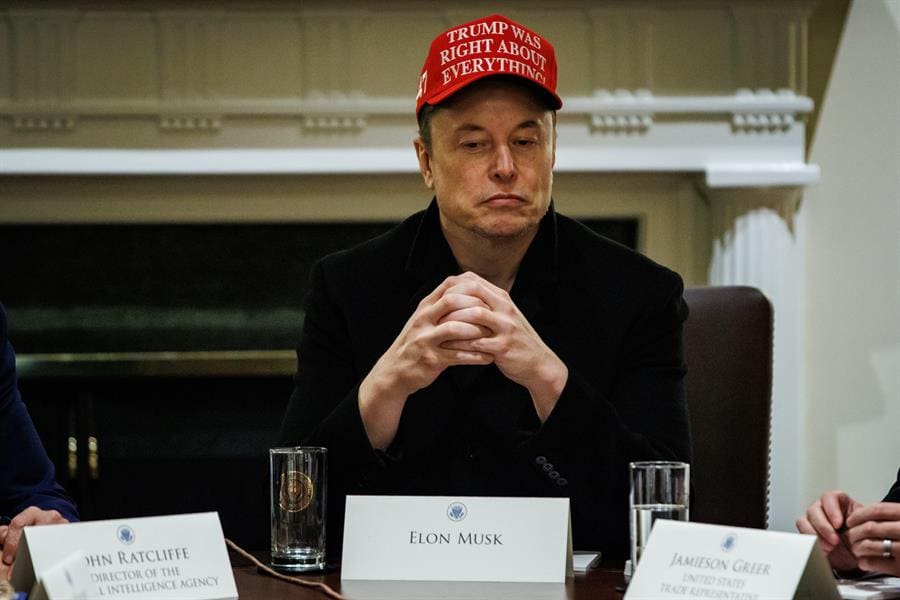 Elon Musk, CEO of Tesla and senior advisor to the president of the United States. Mar. 24, 2025. EFE/EPA/Samuel Corum/ POOL