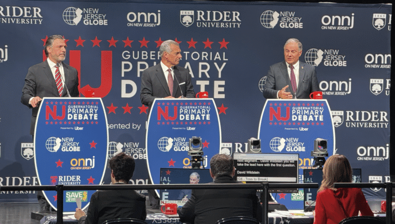 The Republican candidates are Bill Spadea, Jack Ciattarelli and State Senator John Bramnick.