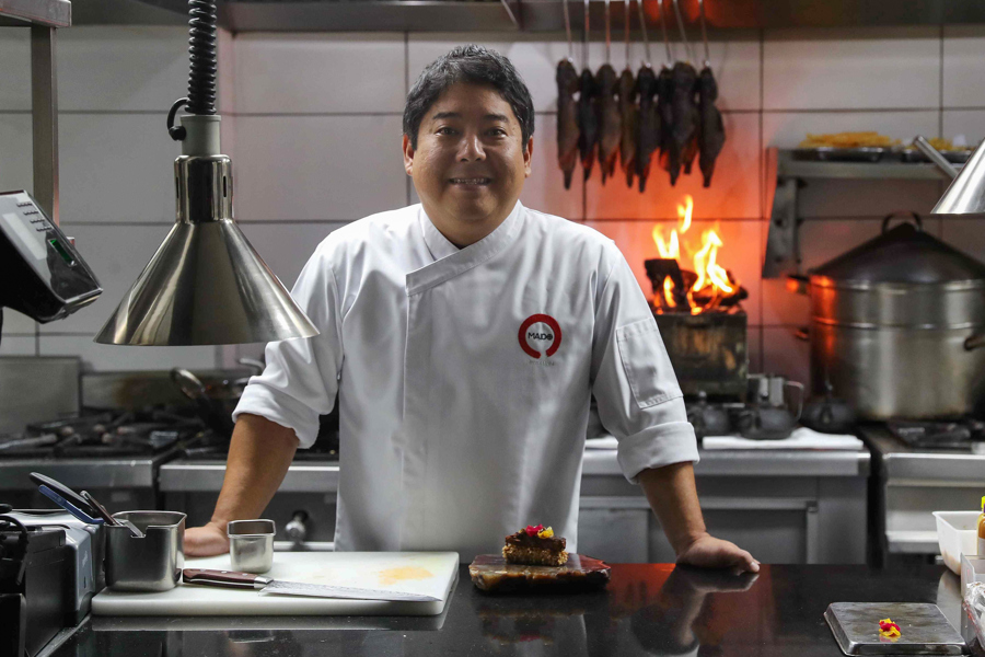 (FILE) Mitsuharu Tsumura posing for an interview with EFE in Lima (Peru) Aug 15, 2024. EFE/ Paolo Aguilar