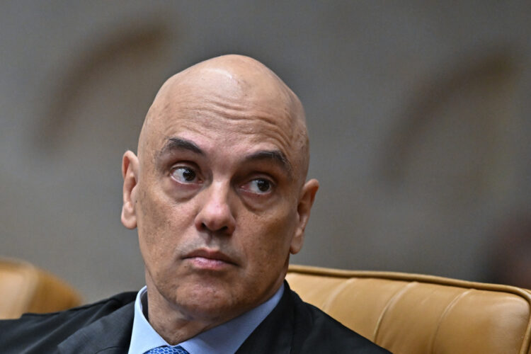 (FILE) The magistrate of the Supreme Court of Brazil, Alexandre de Moraes in Brasilia (Brazil) Nov. 27, 2024. EFE/Andre Borges