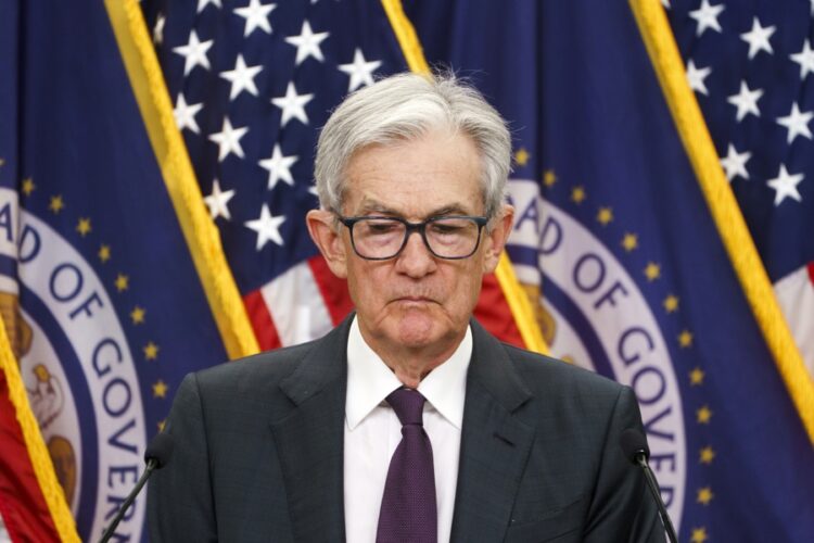 US Federal Reserve Board Chairman Jerome Powell speaks during a news conference at the Federal Reserve, Washington, DC, US, Jul. 30, 2025. EFE/EPA/WILL OLIVER