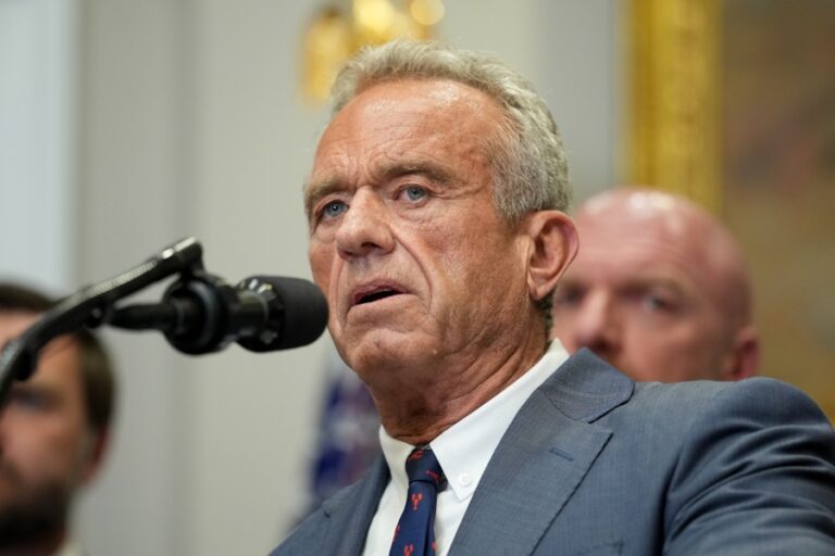 US secretary of Health and Human Services (HHS), Robert F. Kennedy Jr., s