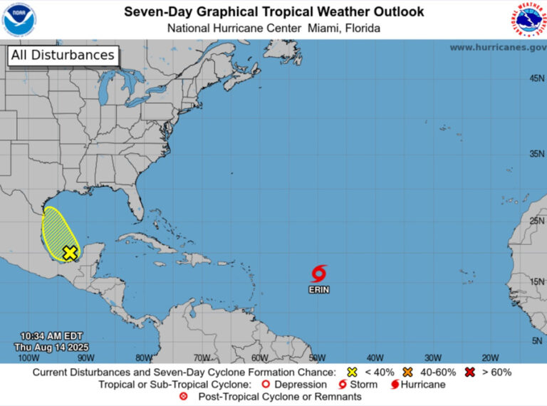 Hurricane Erin barrels down Caribbean!