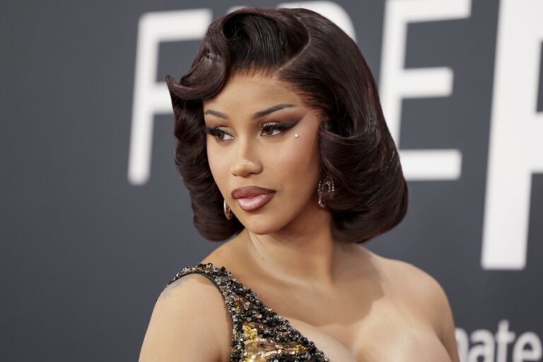 (FILE) Rapper Cardi B on the red carpet for the 67th annual Grammy Awards ceremony at Crypto.com Arena in Los Angeles, California, USA, 02 February 2025. EFE/EPA/ALLISON DINNER