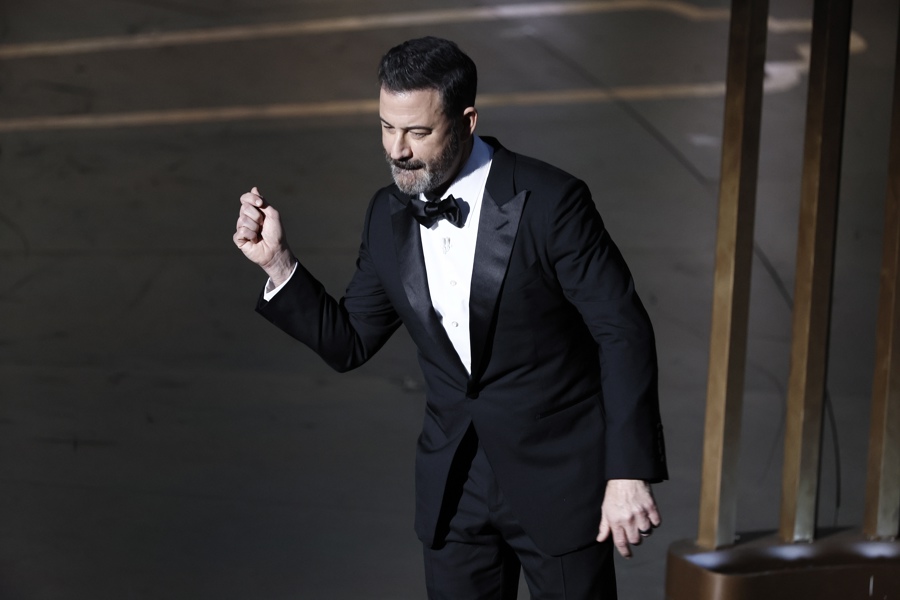 (FILE) Photo of Jimmy Kimmel. EFE/EPA/ETIENNE LAURENT