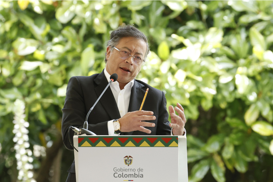 [FILE] Colombian President Gustavo Petro. EFE/FILE/Mauricio Dueñas Castañeda