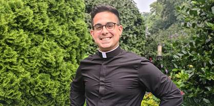 Father Matthew Gonzalez, newly appointed rector of the Cathedral Basilica of the Sacred Heart in Newark. (Photo courtesy of St. Bartholomew's Church)