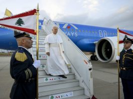 Airport, Beirut, Lebanon, Nov 30, 2025. EFE/EPA/VATICAN MEDIA