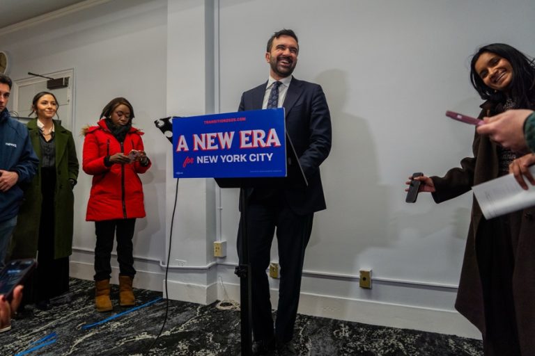 New York City mayor-elect Zohran Mamdani speaks at a press conference inside Bronx Borough Hall during the annual Christmas tree lighting at Lou Gehrig Plaza in the Bronx borough of New York, New York, USA, 05 December 2025. EFE-EPA/MADISON STEWART/FILE