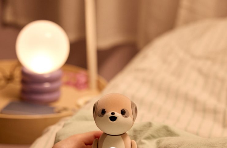 Image from the page of the Japanese electronic company Sharp of its small robot inspired by a mouse that uses the artificial intelligence (AI) of Poketomo. EFE/Sharp