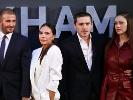 (FILE) (L-R) David Beckham, Victoria Beckham, Brooklyn Peltz Beckham and Nicola Peltz Beckham attend the premiere of 'Beckham' at the Curzon Mayfair, London, Britain, 03 October 2023. EFE/EPA/Tolga Akmen