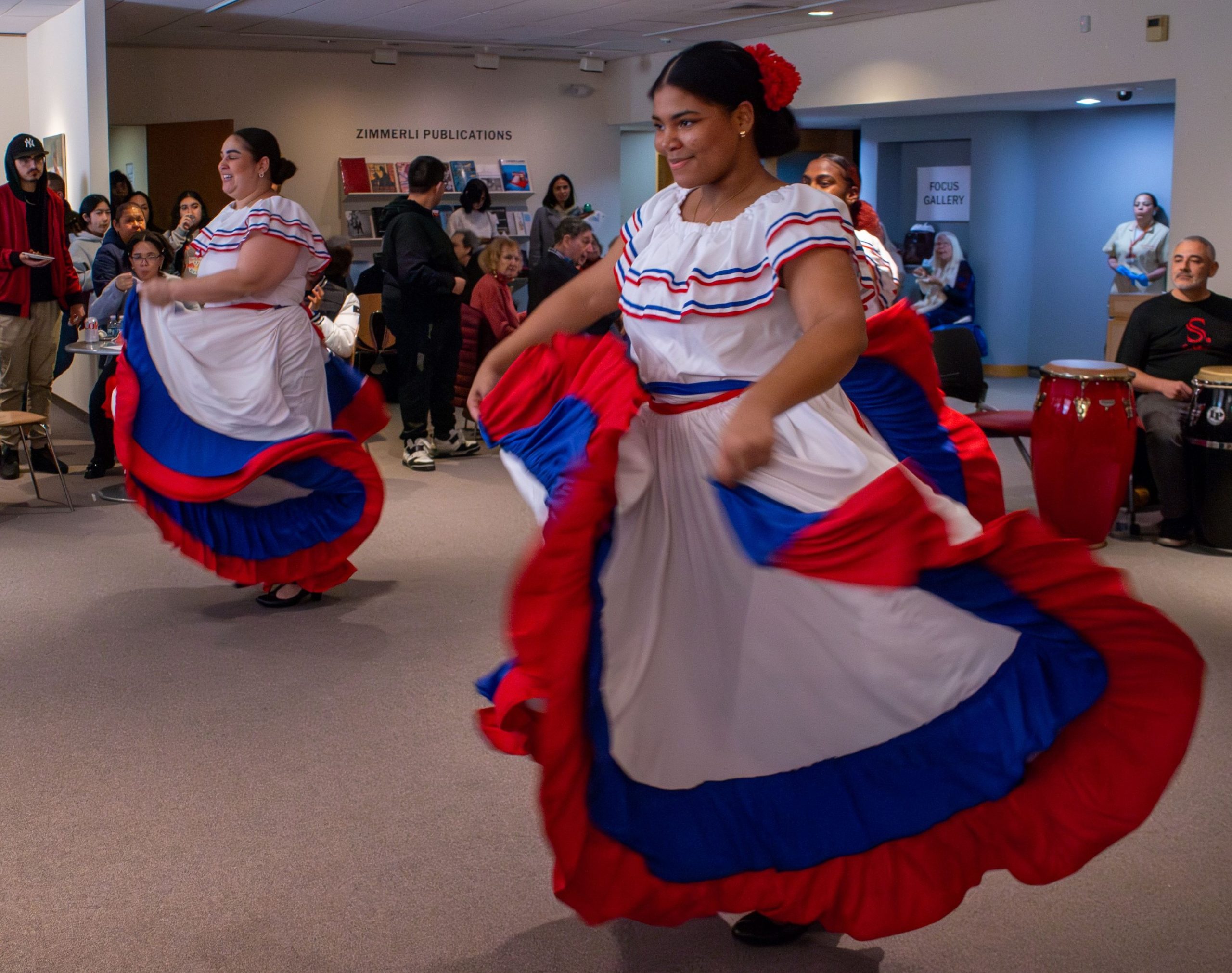 Grupo Ritmo y Cultura, Dominicans of Middlesex County. Photo by Zimmerli Art Museum.