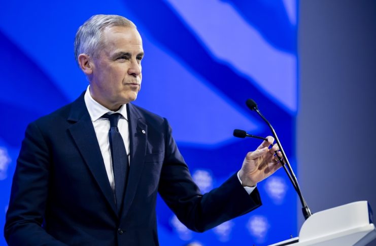 (FILE) Canadian Prime Minister Mark Carney in Davos, Switzerland, 20 January 2026. ¿ EFE/EPA/GIAN EHRENZELLER