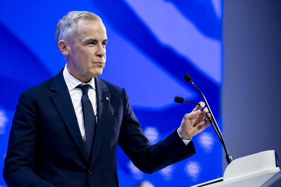 (FILE) Canadian Prime Minister Mark Carney in Davos, Switzerland, 20 January 2026. ¿ EFE/EPA/GIAN EHRENZELLER