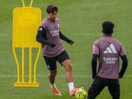 Real Madrid's Gonzalo Garcia Torres participates in a training session of the team at the Sports City in Valdebebas, Madrid, central Spain, 03 January 2026. EFE-EPA/KIKO HUESCA