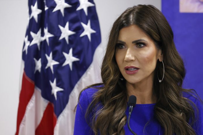 (FILE) US Secretary of Homeland Security Kristi Noem Jul 30, 2025. EFE/ Elvis González