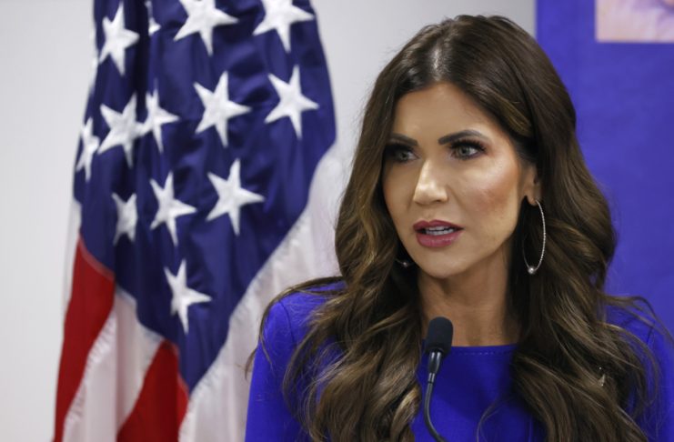 (FILE) US Secretary of Homeland Security Kristi Noem Jul 30, 2025. EFE/ Elvis González